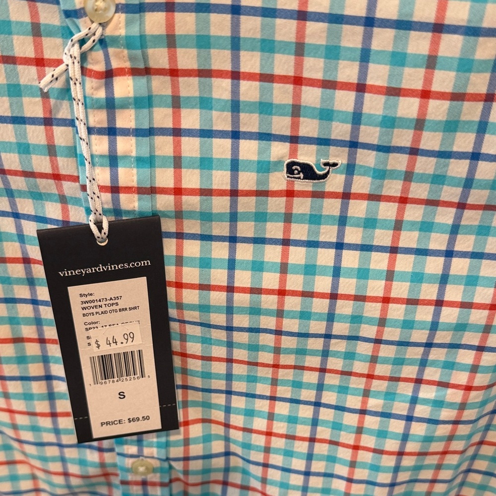 Vineyard Vines Boys On The Go Performance Shirt - Picture 2 of 5